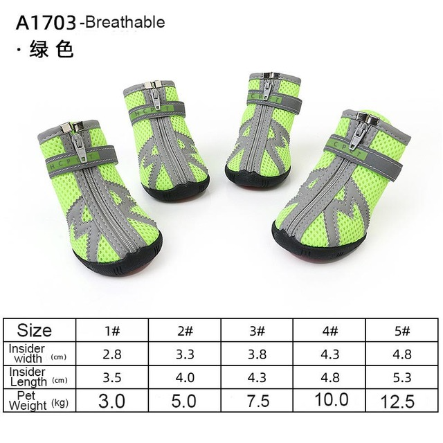 Dog Shoes for Hot Pavement – Protective Breathable Dog Booties