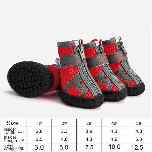 Dog Shoes for Hot Pavement – Protective Breathable Dog Booties