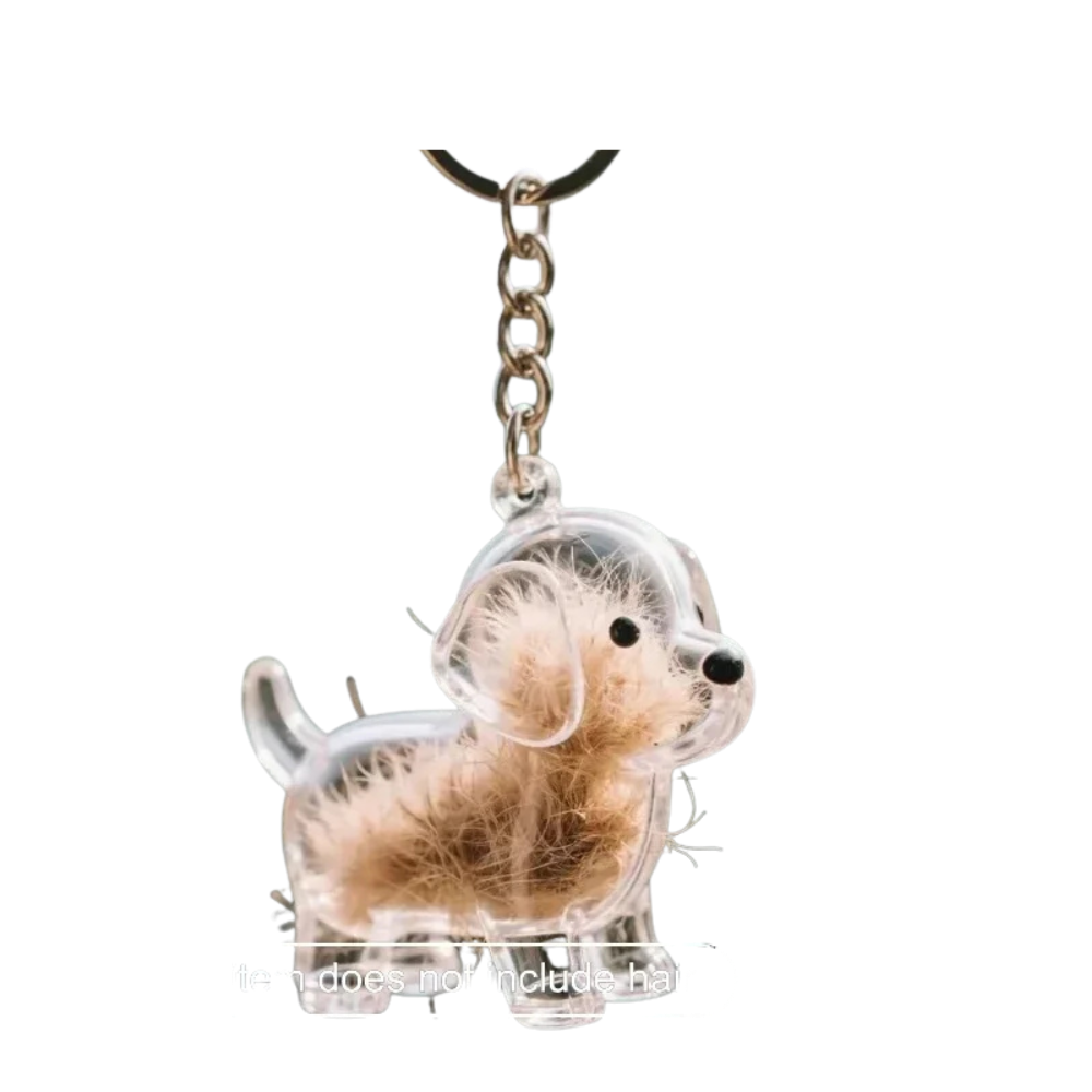 Pet Hair Keychain