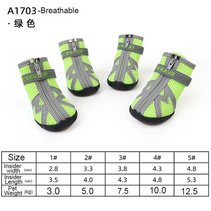 Dog Shoes for Hot Pavement – Protective Breathable Dog Booties