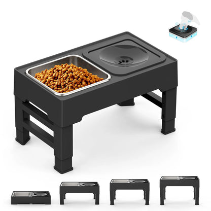 Elevated Mess-Free Dog Bowl – Stable Raised Feeding Bowl for Cleaner Mealtimes