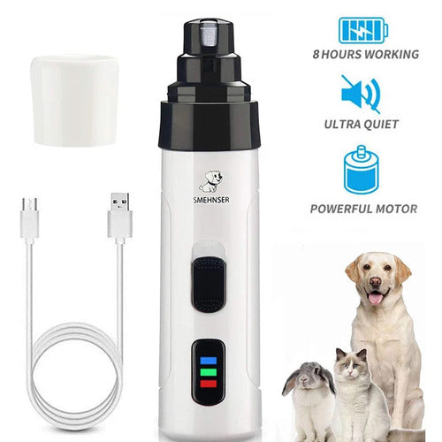 Electric Pet Nail Grinder – Safe, Quiet Nail Trimmer for Dogs & Cats