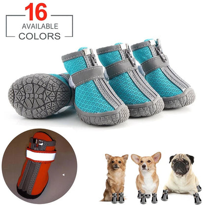 Dog Shoes for Hot Pavement – Protective Breathable Dog Booties