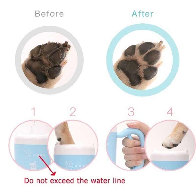 Pet Foot Washing Cup – Portable Paw Cleaner for Dogs & Cats