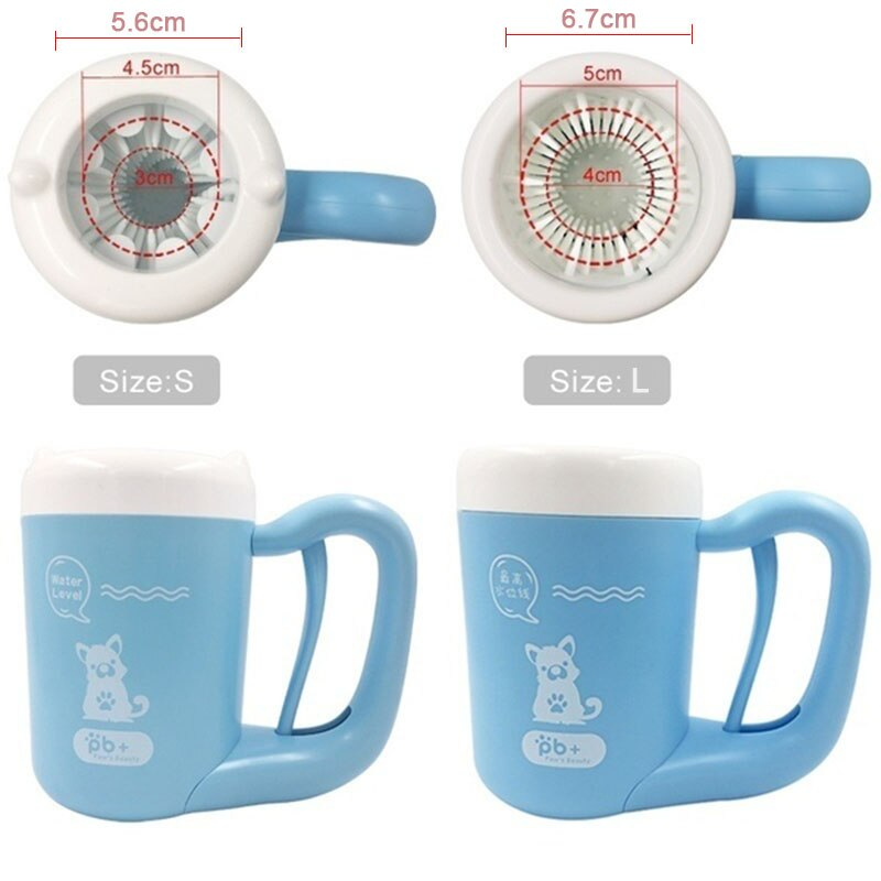 Pet Foot Washing Cup – Portable Paw Cleaner for Dogs & Cats