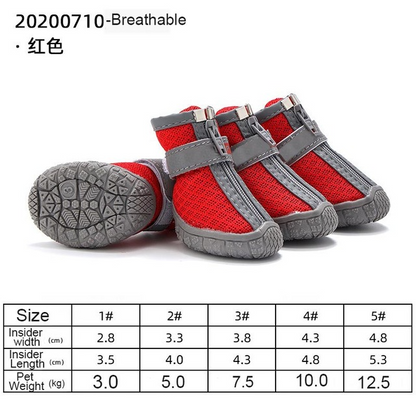 Dog Shoes for Hot Pavement – Protective Breathable Dog Booties