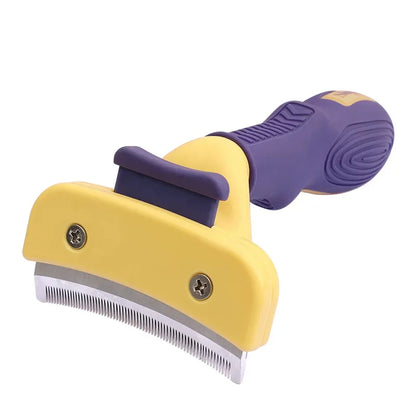 Pet Detangler & Grooming Comb – Gentle Fur Removal Brush for Dogs & Cats