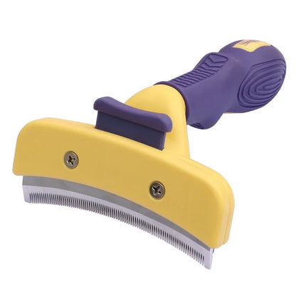 Pet Detangler & Grooming Comb – Gentle Fur Removal Brush for Dogs & Cats